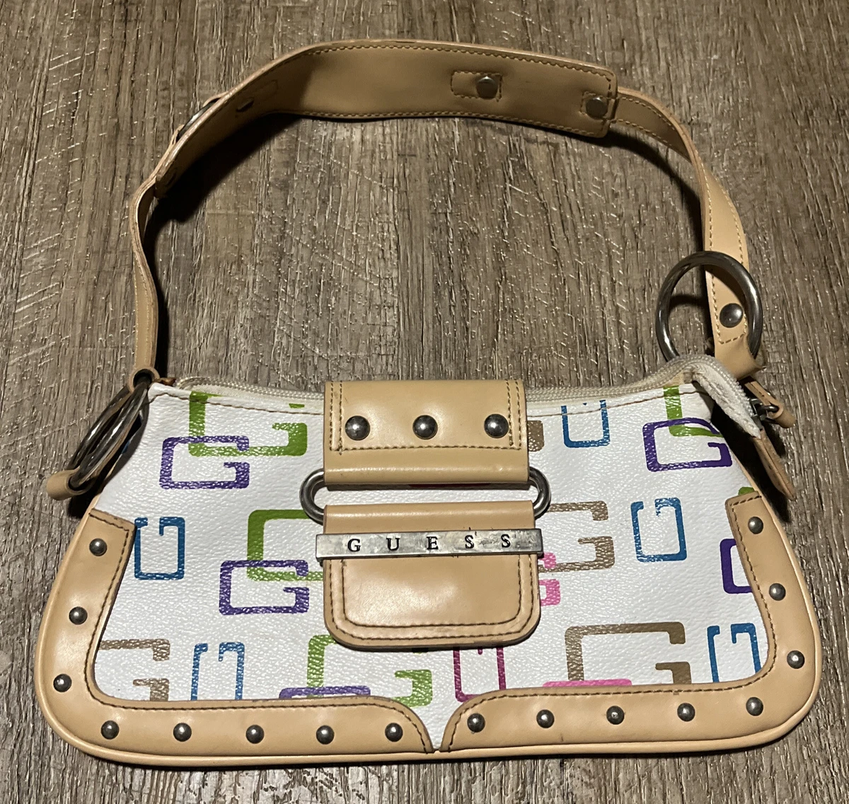 Guess vintage logo shoulder best sale bag