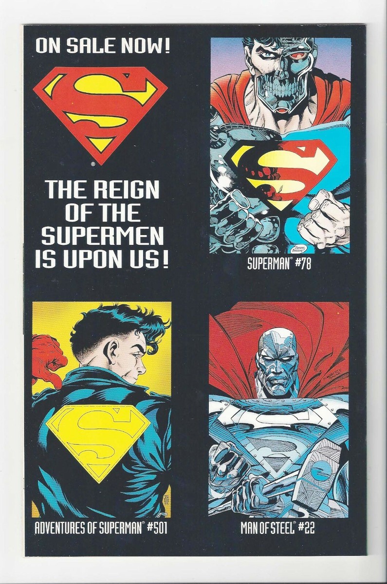 SUPERMAN #687 DC COMICS 93 THE LAST SON OF KRYPTON IS BACK DIE CUT