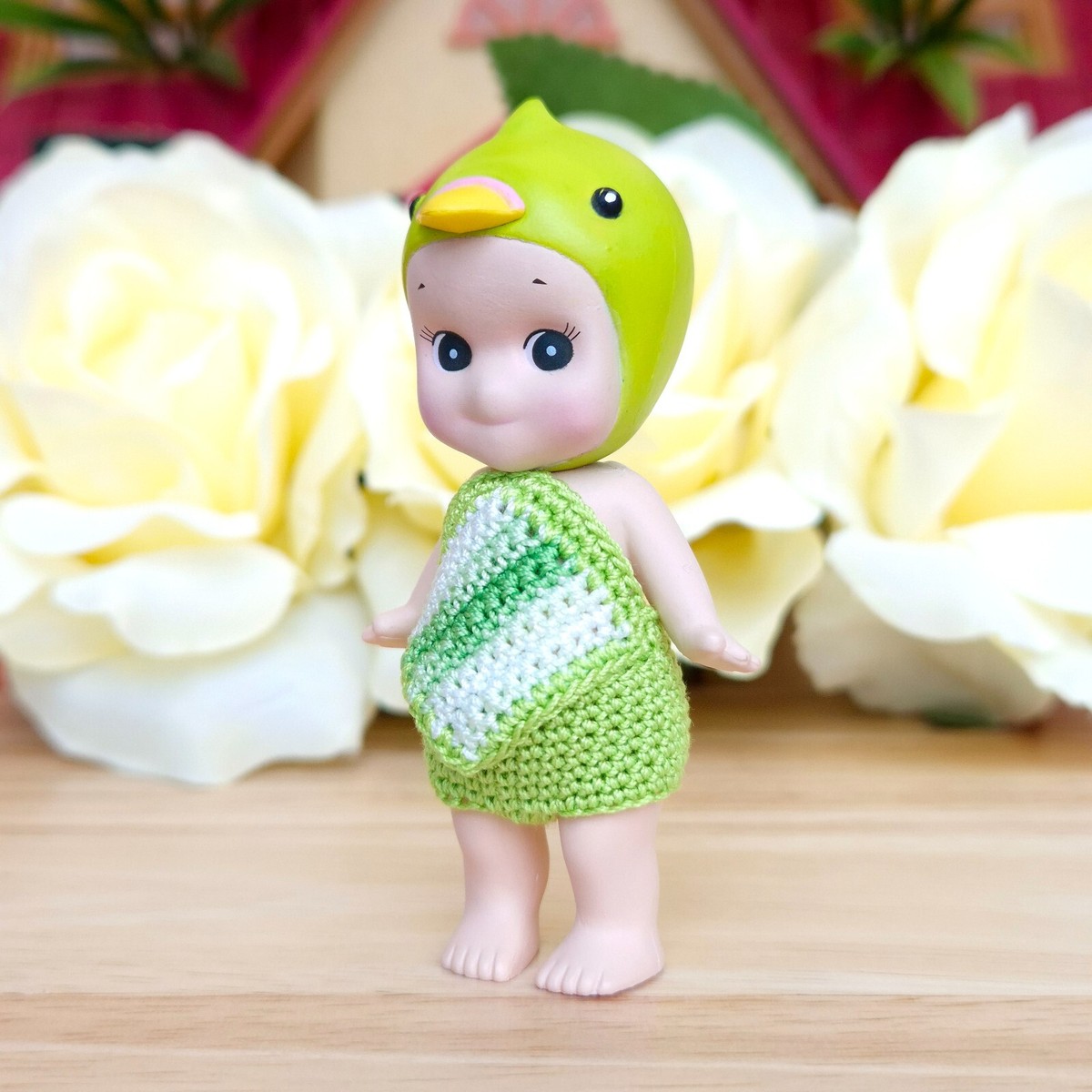 Authentic] 🐥 Parakeet Sonny Angel Animal Series 2011 💚Patchwork
