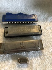 4 Vintage Harmonica  s- All Working In Misc USED Conditions