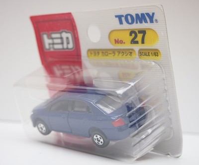 TOMICA 27 TOYOTA COROLLA AXIO 1/63 TOMY DIECAST CAR 27 NEW | eBay