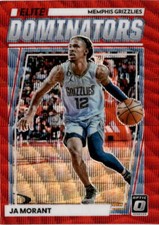 2022-23 Donruss Optic #5 Ja Morant Elite Dominators Red Wave