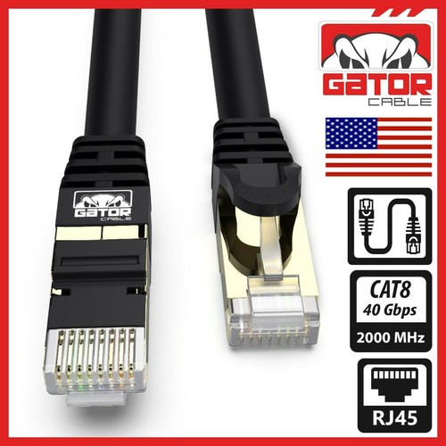 Kabel Ethernet Cat 8 RJ45 Super Speed 40Gbps Patch LAN Network Pozłacana partia - Zdjęcie 117 z 121