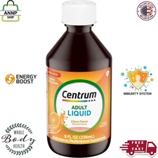 Centrum Liquid Multivitamin for Adults, Multivitamin/Multimineral Supplement USA