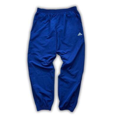 Vintage Adidas Blue Trackpants (L)
