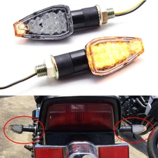 2* LED Motorcycle LED Turn Single Light Blinker For Honda Yamaha Suzuki Kawasaki