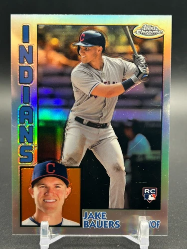 Jake Bauers 2019 Topps Chrome 1984 Refractor #84TC-21 Indians RC