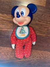 Baby Mickey Mouse 1984 ARCO Rubber Disney Toy...