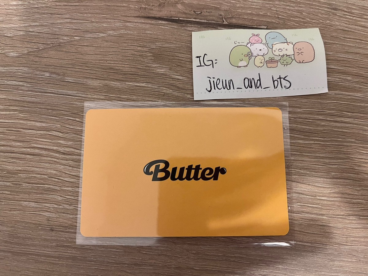 BTS BUTTER PTD Permission To Dance Album Group PC Photocard Cream