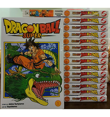 Dragon Ball Super Vol. 1-18 Set English Manga - With Action Figure