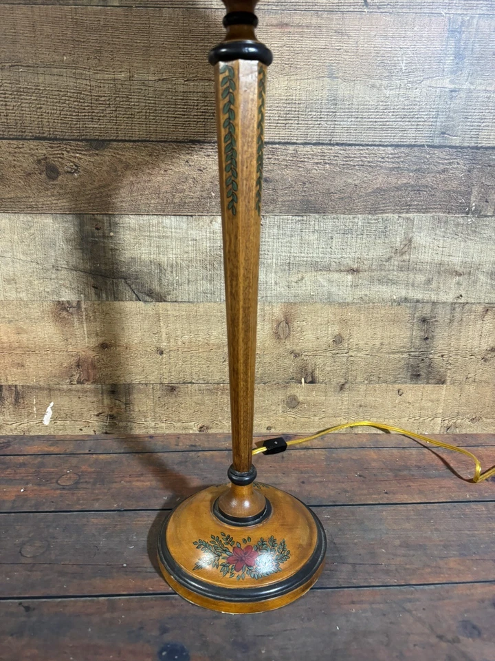 Lámpara de madera silvestre de diseño hojas candelabro madera estilo colonial pantalla nuevo Foto 2 de 4