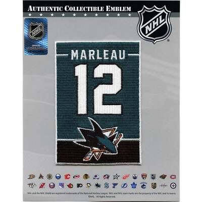 2023 San Jose Sharks Patrick Marleau #12 Retirement Banner Jersey