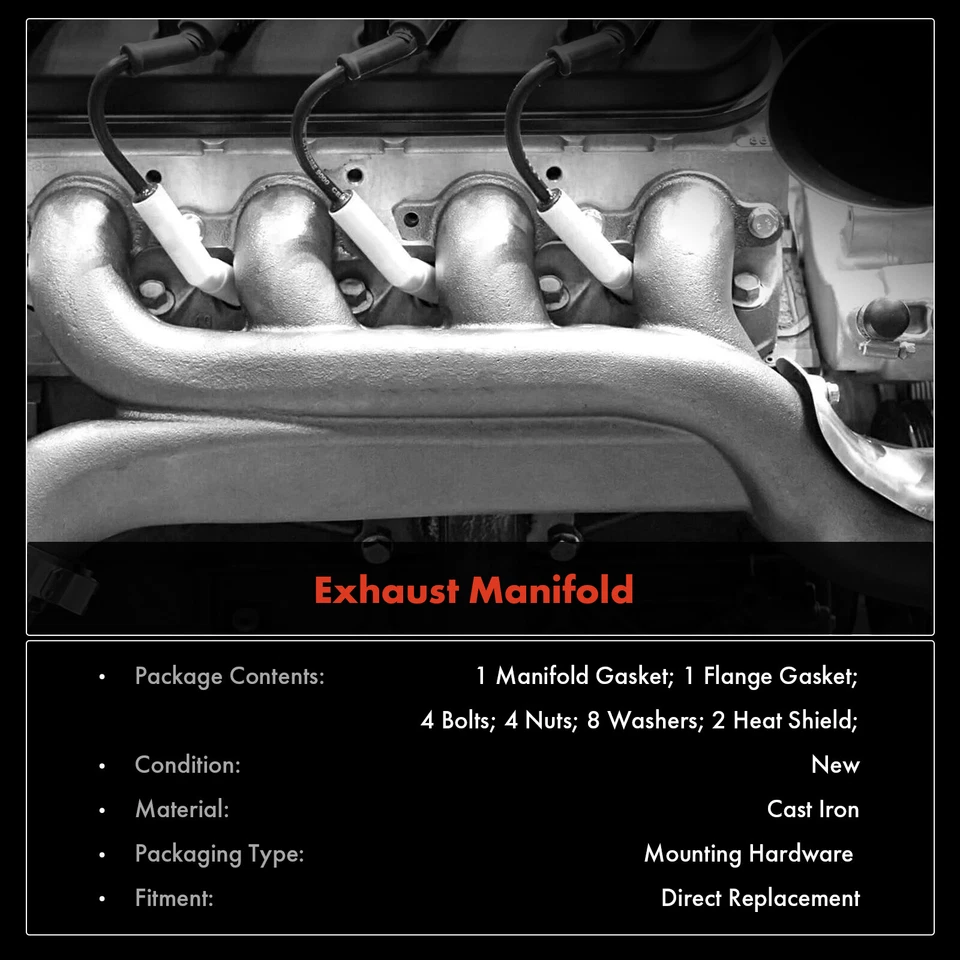 Exhaust Manifold with Gasket for Dodge Caliber Journey Chrysler 200 Sebring Jeep - Image 4 of 4