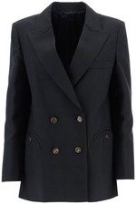 Blaze Milano Everynight Alcanara Double-breasted Blazer