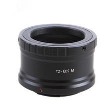 T2 T Lens Adapter Ring for Canon EOS EF-M Mount M2 M3 M5 M6 M50 M100 Camera Body