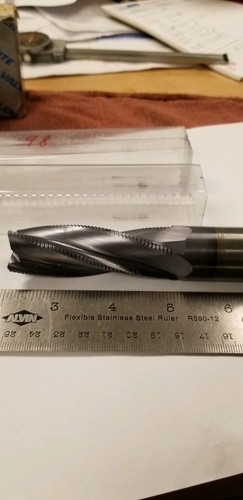 Fresa terminale per sgrossatura fine 1" diametro x 3" LOC SOLID CARBURO, 1 PZ HTC, 310-4106 AlTiN USA - Foto 2 di 11