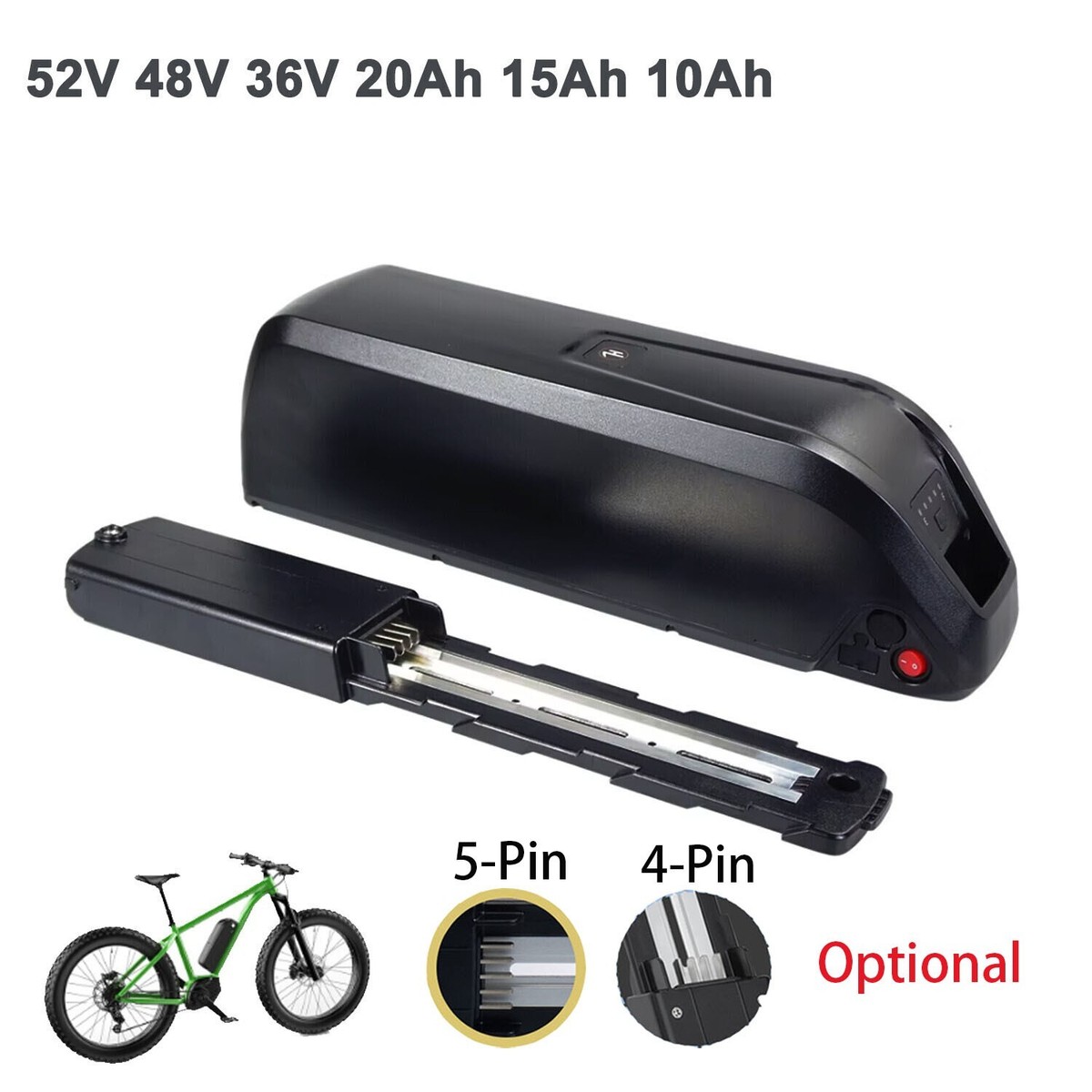 48V 20Ah EBike Battery Electric Bicycle Mountain Bike Battery 200W 1500w Motor 11 Ev