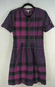 burberry purple dress