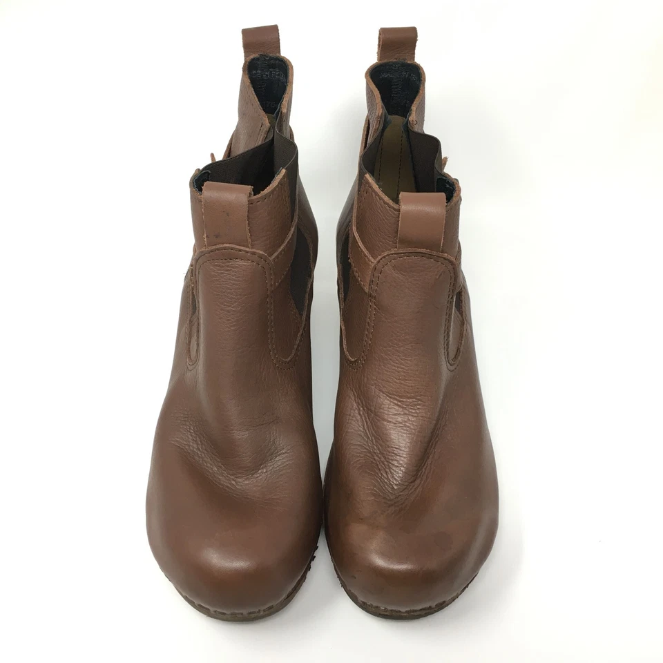 Sanita Peggy Sue 踝靴 短靴 女式 尺码 10 US 41 EU 棕色皮革 — 第 4/4 张图片