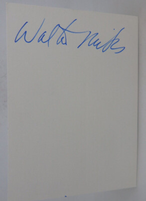 Autogramm Walter Nicks US-Amerikanischer moderner Tänzer 1968 (89675)