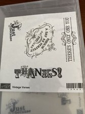 Stampin' Up VIntage Verses Rubber Stamp Set