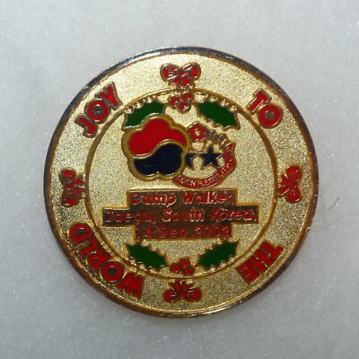 Original USFK Camp Walker (Taegu ROK) Winter Formal 2002 Challenge Coin