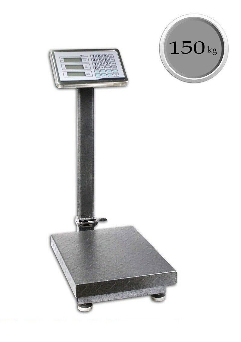 Bilancia bilico industriale da terra con piattaforma display digitale peso 150kg