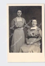 RPPC Real Photo Postcard Studio Portrait Of Two Women Mother Daughter?