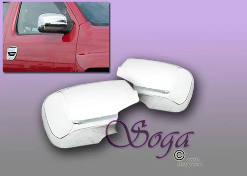 FIT 2006-2014 HONDA RIDGELINE CHROME SIDE MIRROR FULL COVERS COVER FAST SHIP NEW