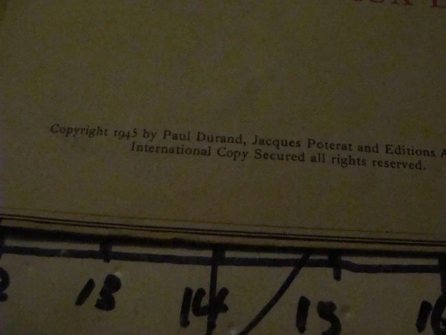 Vintage Book: 1945 CHANSONS du PRINTEMPS de la VIE - MUSIC BOOK, GREAT ILLUSTRAT - Image 4 of 4