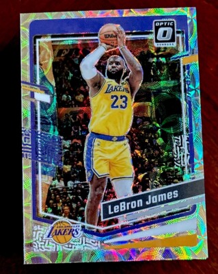 2023-24 Panini Donruss Optic Basketball LeBron James #65 Blue