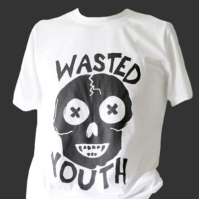 WASTED YOUTH PUNK ROCK T-SHIRT Unisex S-3XL