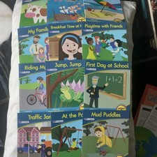 Junior Learning Letters and Sound Set -12- Fiction Educatinal Learning Books 8pg