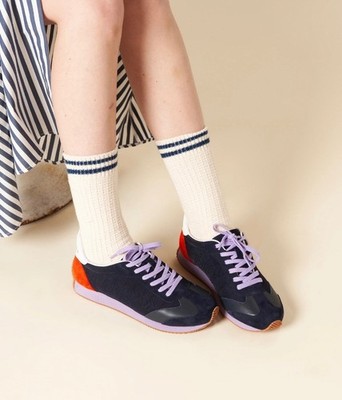BNIB Charlotte Stone Rocky Sneaker in Navy Size 11 