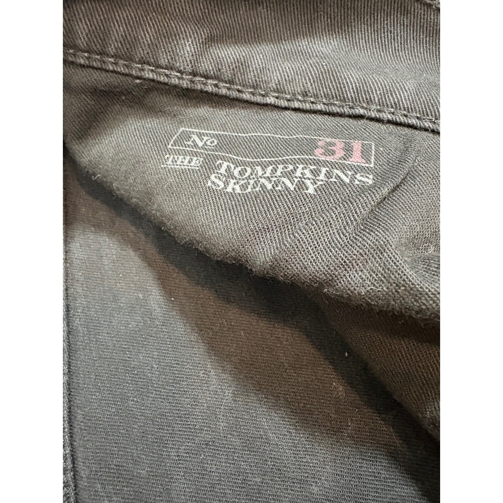 Polo Ralph Lauren The Tompkins Skinny Jeans Black Lace Up Detail Mens 31x28 thumbnail 10