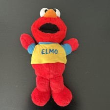 1997 Toss And Tickle Me Elmo Sesame Street Plush Toy TYCO - Tested Working