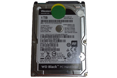 Western Digital 1TB 2.5'' SATA 7200 RPM Hard Disk Drive HDD HTS721010A9E630