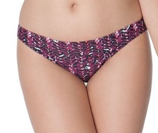 NW Curvy Kate CS2913 Instinct Adjustable Bikini Short in Deep Sea Cherry