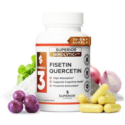 Superior Formulas | Superior SENOLYTIC+ | FisetinQuercetin Complex | Physicia...