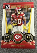 2024 Panini Donruss #3 Isiah Pacheco Champ is Here insert football card Chiefs