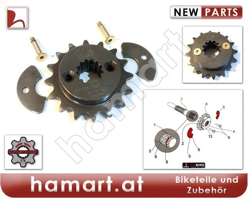 Ritzel SUPERPINION 525 16Z Sprocket Honda XL 650 V Transalp RD10 00-01