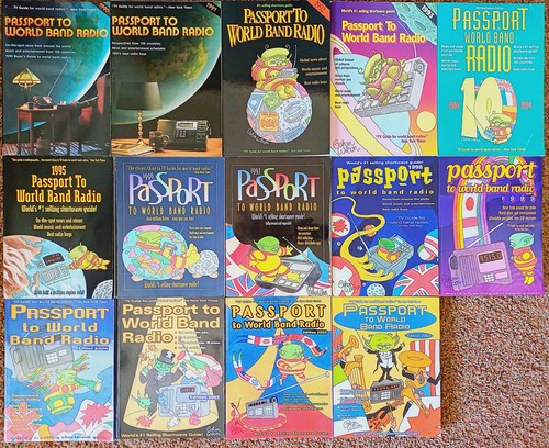 Lot of 26 1990 to 2009 Passport to World Band Radio books