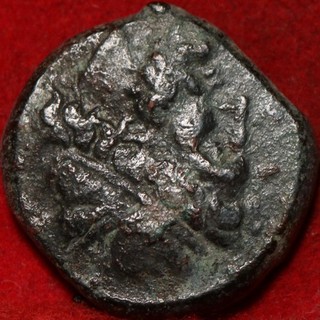 Ancient Greece Syracuse Hieron II AE Coin
