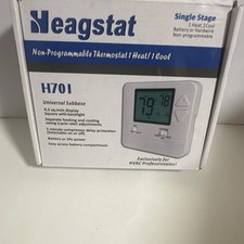 Heagstat H701 Digital Thermostat Non-Programmable 1 Heat 1 Cool Backlight