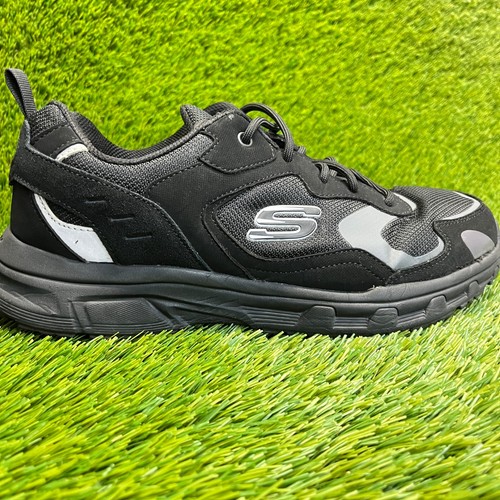 Skechers Oak Canyon Mens Size 9 Black Athletic Running Walking Shoes Sneakers