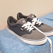 VANS Authentic Off the Wall Men s Suede Low-Top Lace-Up Sneakers Gray 13 M