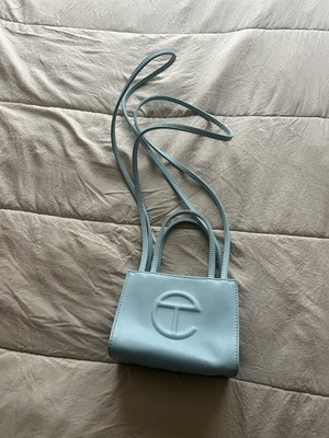 telfar bag - small - baby blue - great condition
