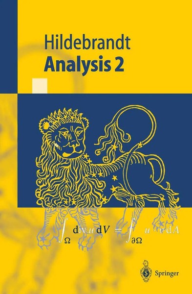 Analysis 2 Stefan Hildebrandt Taschenbuch Springer-Lehrbuch Ix Deutsch 2003-image