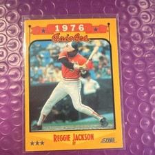 SCORE 1988 Score Salute to Reggie Jackson #501 Orioles MLB Baseball Card /660