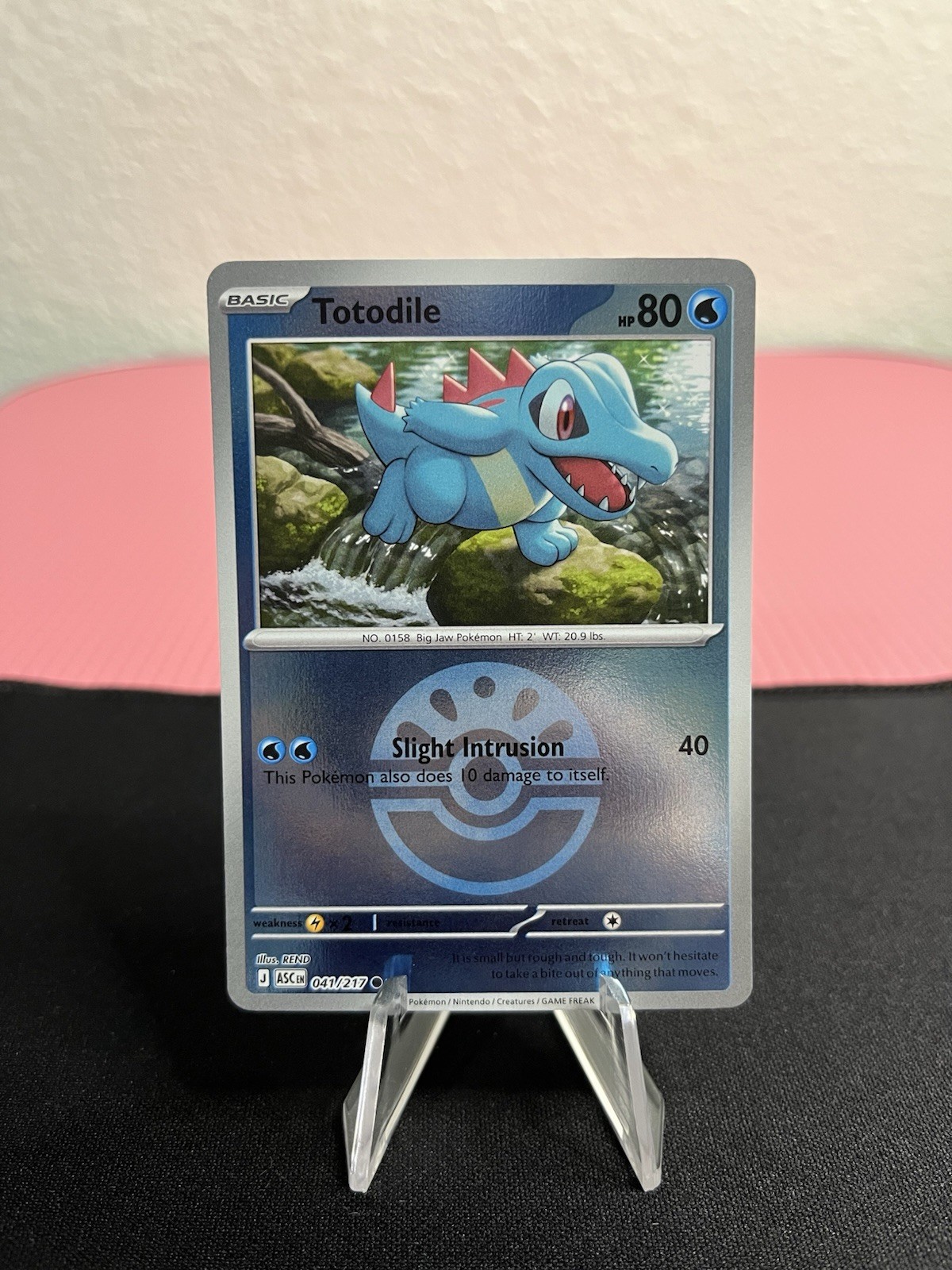 Totodile (Friend Ball) 041/217 Pokemon Me: Ascended Heroes Reverse Holo Common